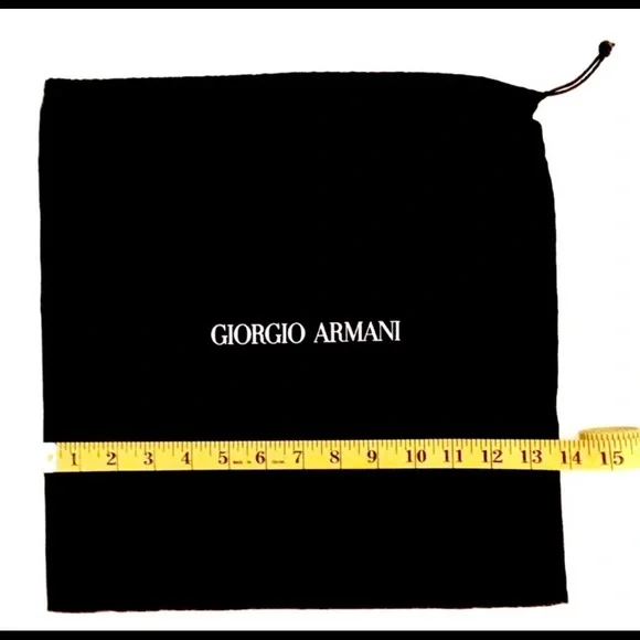 2 GIORGIO ARMANI SET OF SATIN DUST BAGS - Picture 4 of 5